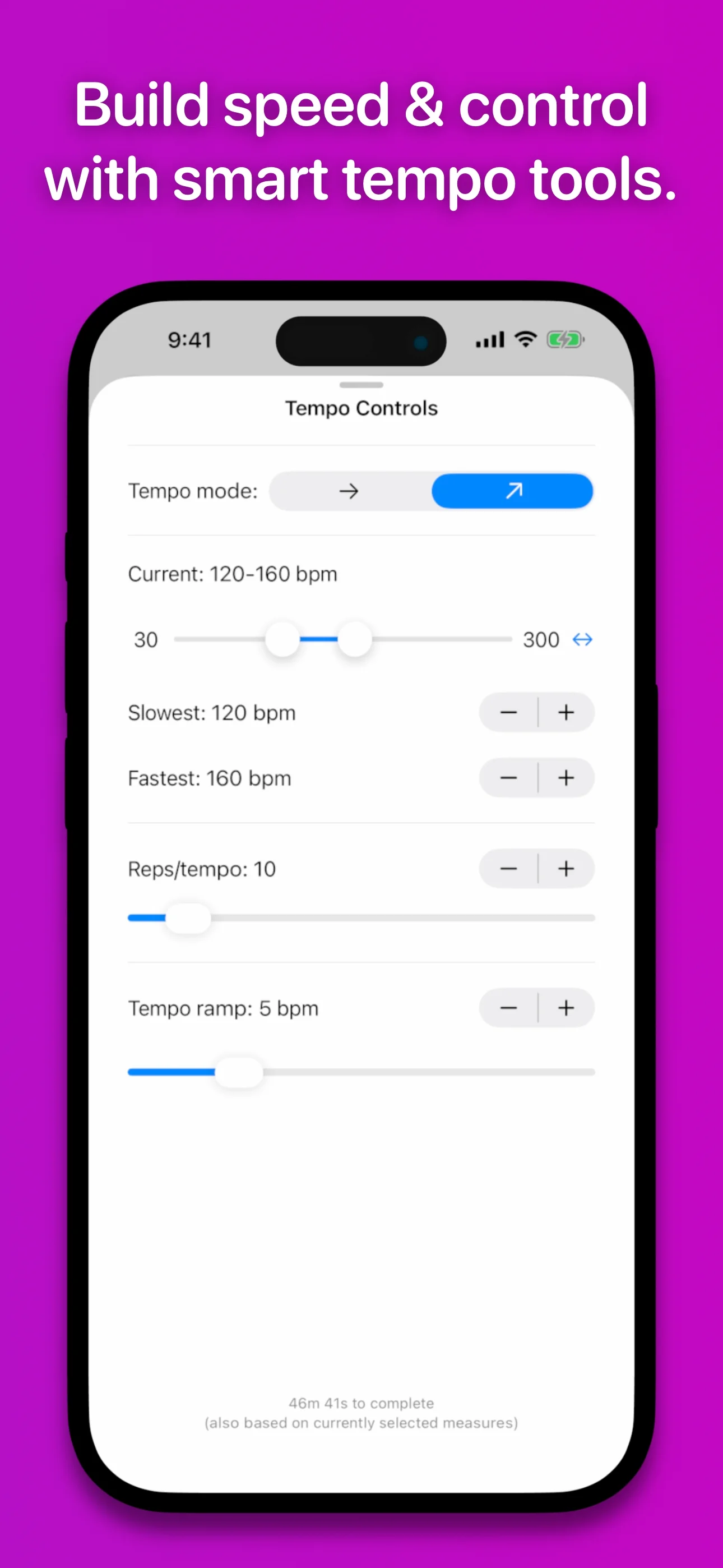 Drumr on iPhone - Playlist creation